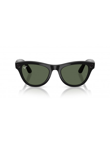 Ray-Ban Meta Skyler Gen 2 Gafas con IA montura Brillante Negro lentes G-15 verde RW4014 601/71 52-20