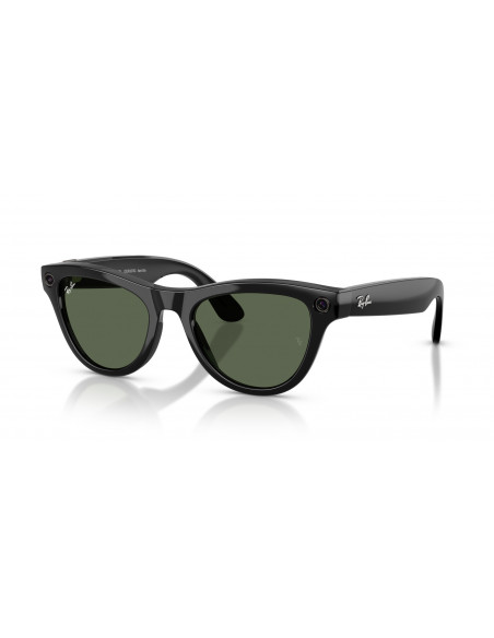 Ray-Ban Meta Skyler Gen 2 Gafas con IA montura Brillante Negro lentes G-15 verde RW4014 601/71 52-20