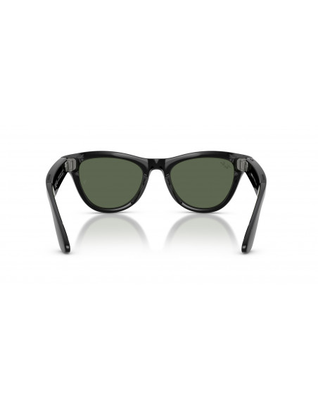 Ray-Ban Meta Skyler Gen 2 Gafas con IA montura Brillante Negro lentes G-15 verde RW4014 601/71 52-20