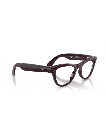 Ray-Ban Meta Skyler Gen 2 Gafas con IA lentes Transparente/Amatista Transitions® RW4014 6701CH 52-20