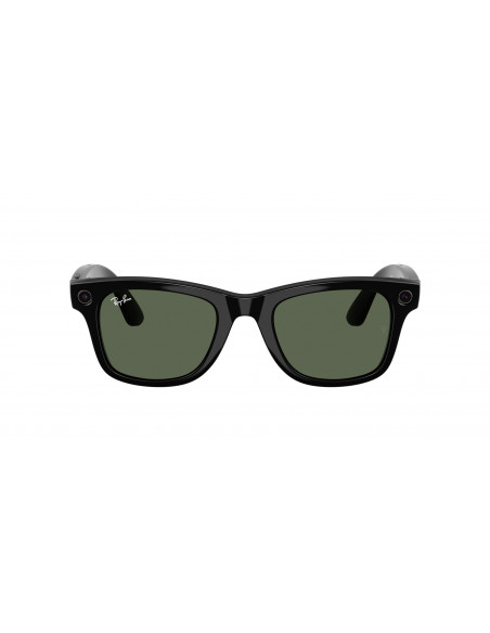 Ray-Ban Meta Wayfarer Gen 2 Gafas con IA Montura Brillante Negro Lentes G-15 Verde RW4012 601/71 50-22