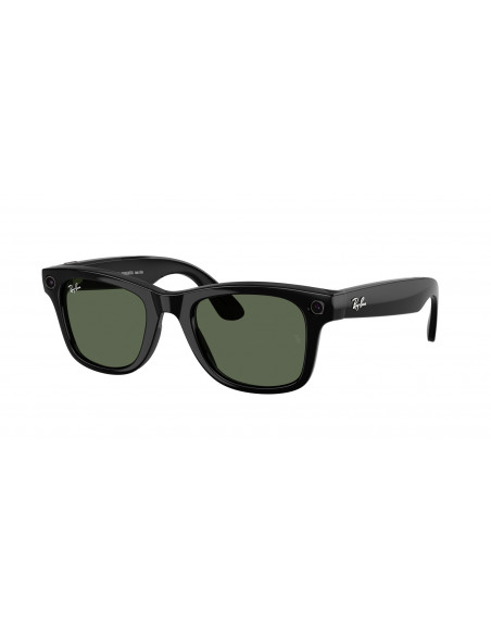Ray-Ban Meta Wayfarer Gen 2 Gafas con IA Montura Brillante Negro Lentes G-15 Verde RW4012 601/71 50-22