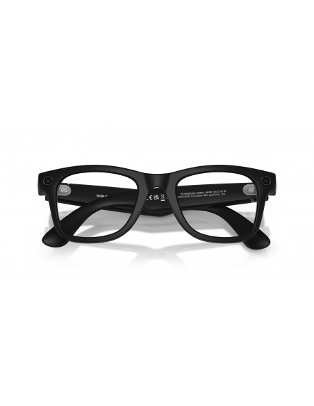 Ray-Ban Meta Wayfarer Gen 2 Gafas con IA Montura Mate Negro Lentes Transparente RW4012 601SSB 50-22