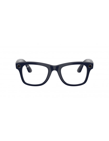 Ray-Ban Meta Wayfarer Gen 2 Gafas con IA  Montura Brillante Azul Lentes Transparente-Zafiro RW4012 6628MF 50-22